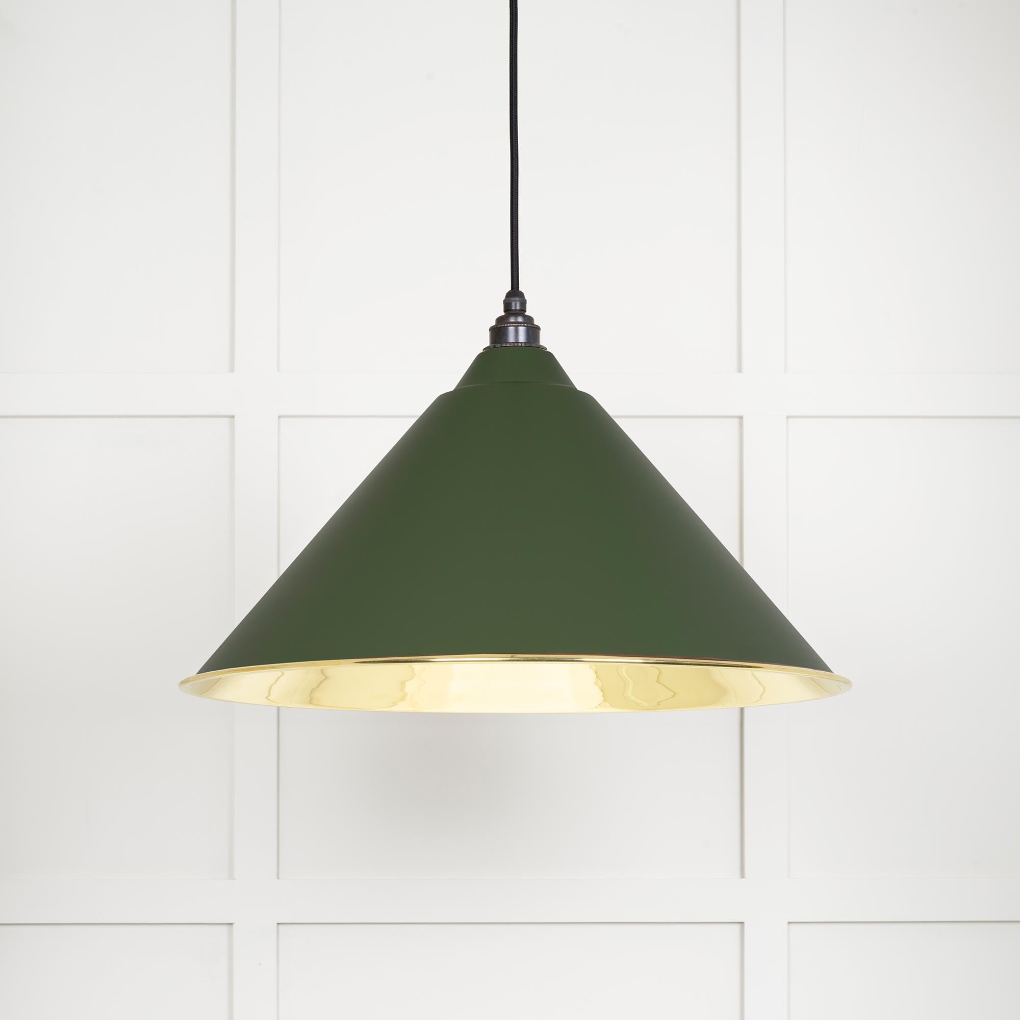Smooth Brass Hockley Pendant in Heath | From The Anvil - Hockley - From The Anvil - Yester Home