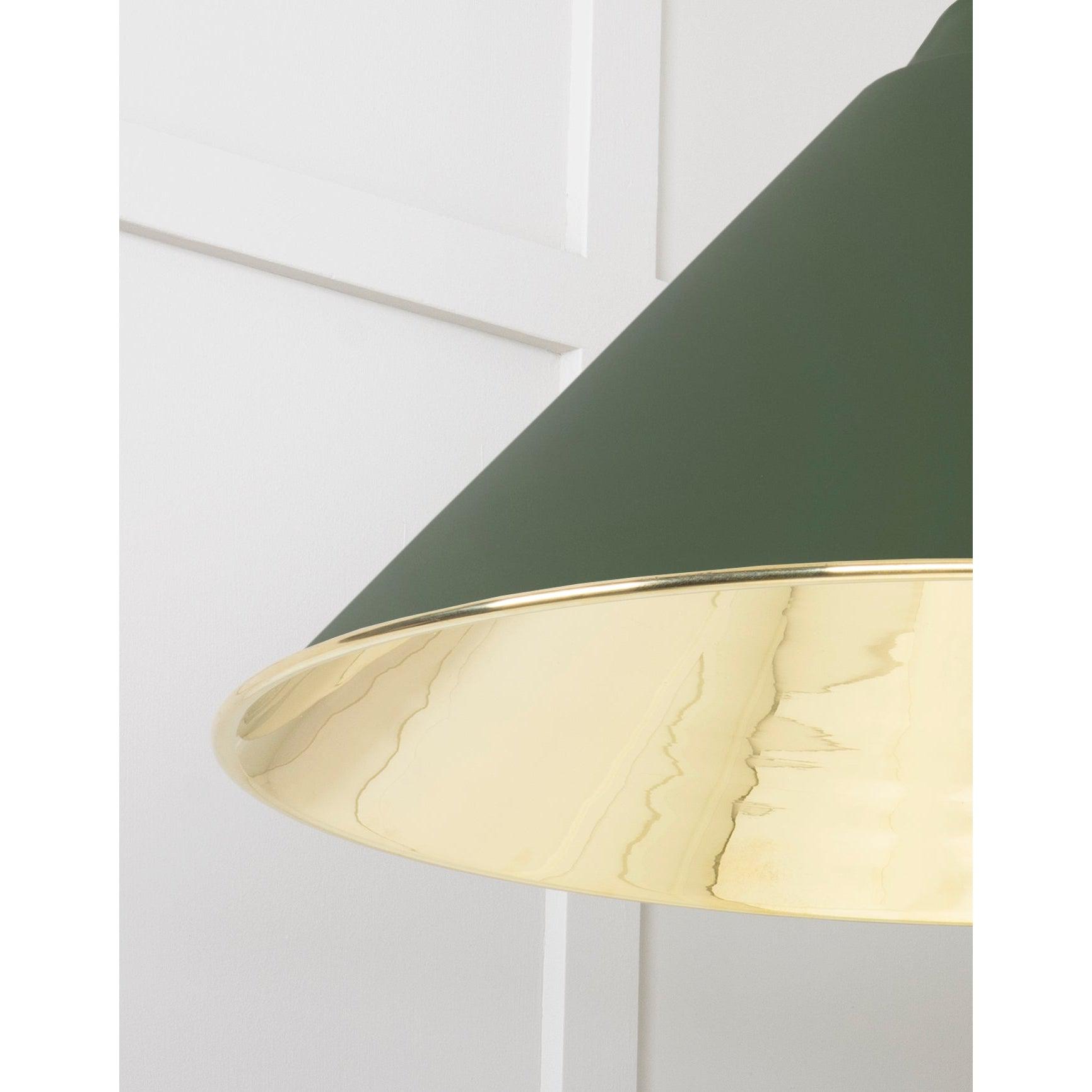 Smooth Brass Hockley Pendant in Heath | From The Anvil-Hockley-Yester Home