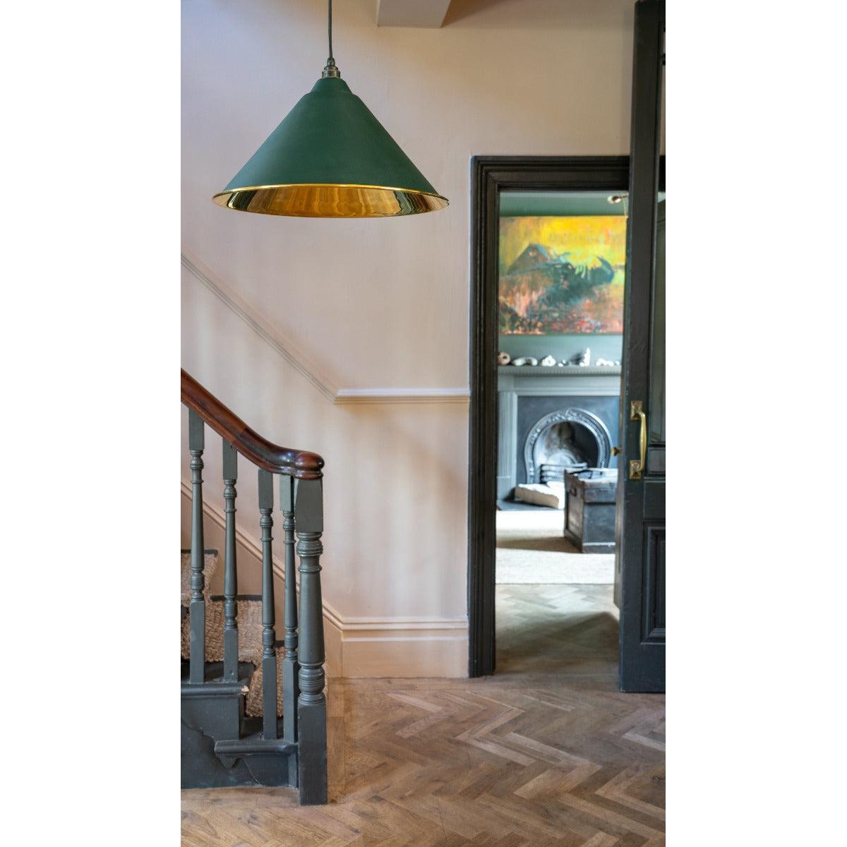 Smooth Brass Hockley Pendant in Heath | From The Anvil-Hockley-Yester Home