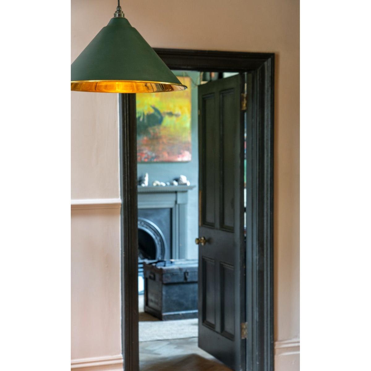 Smooth Brass Hockley Pendant in Heath | From The Anvil-Hockley-Yester Home