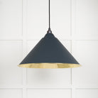 Smooth Brass Hockley Pendant in Soot | From The Anvil - Hockley - From The Anvil - Yester Home
