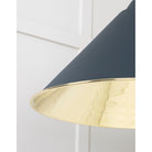 Smooth Brass Hockley Pendant in Soot | From The Anvil - Hockley - From The Anvil - Yester Home
