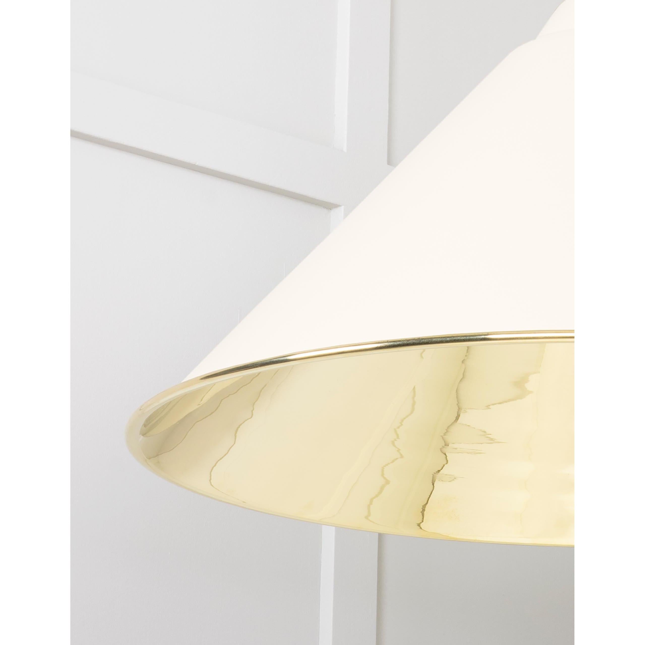 Smooth Brass Hockley Pendant in Teasel | From The Anvil - Hockley - From The Anvil - Yester Home