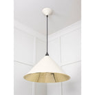 Smooth Brass Hockley Pendant in Teasel | From The Anvil-Hockley-Yester Home