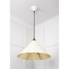 Smooth Brass Hockley Pendant in Teasel | From The Anvil - Hockley - From The Anvil - Yester Home