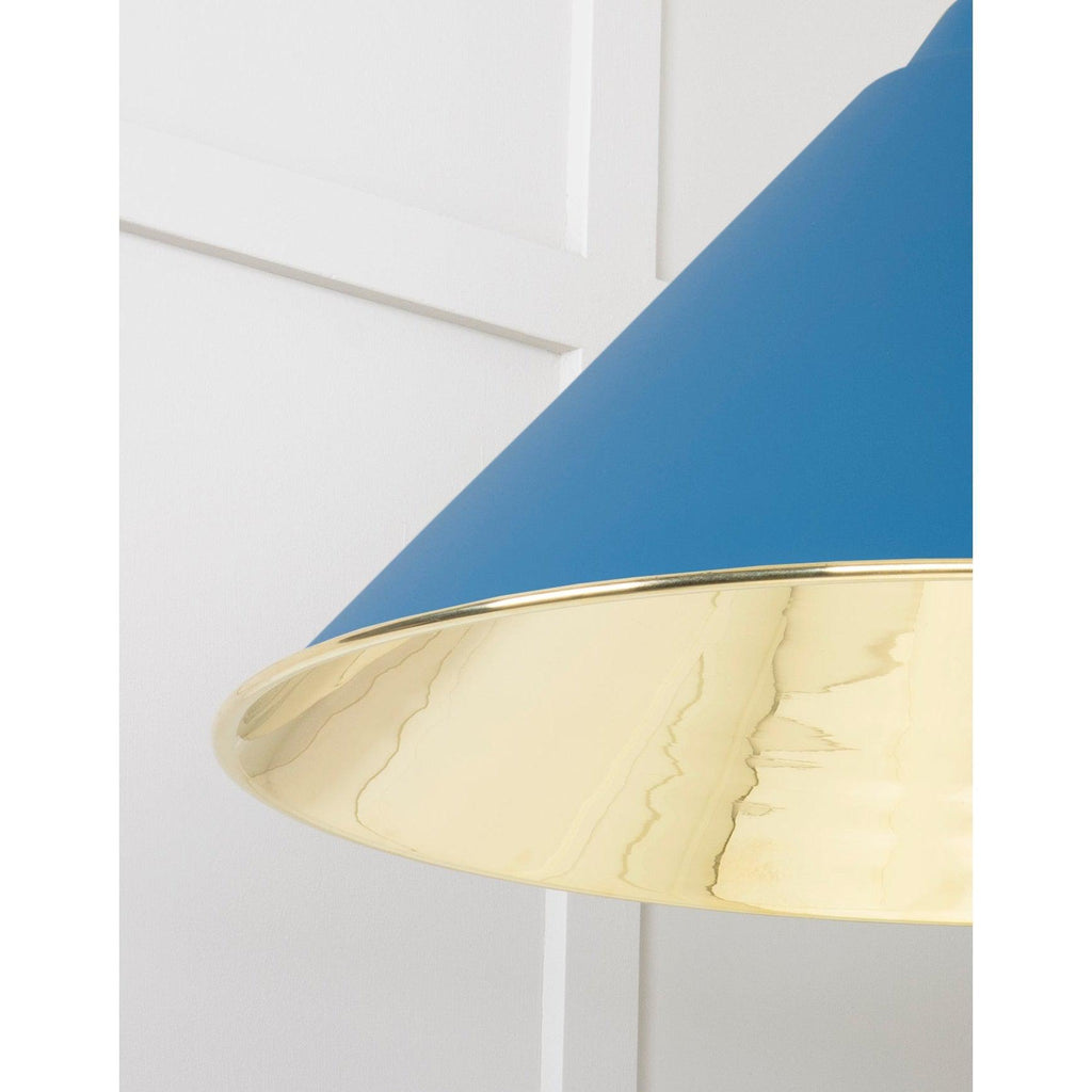 Smooth Brass Hockley Pendant in Upstream | From The Anvil