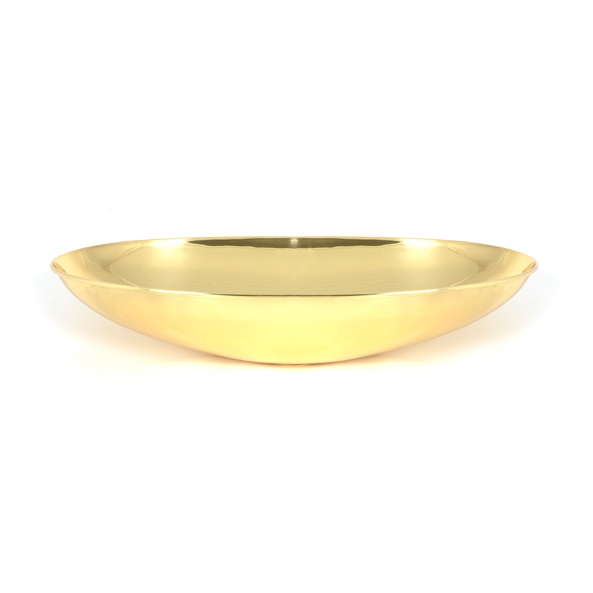 Smooth Brass Oval Sink | From The Anvil-Sinks-Yester Home