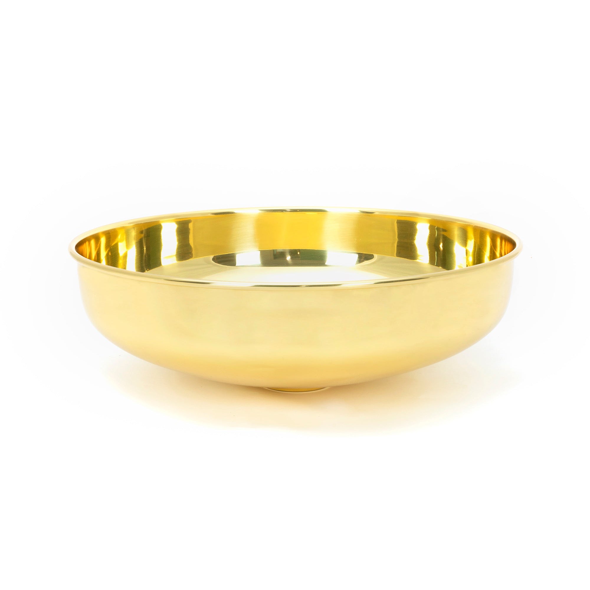 Smooth Brass Round Sink | From The Anvil-Sinks-Yester Home
