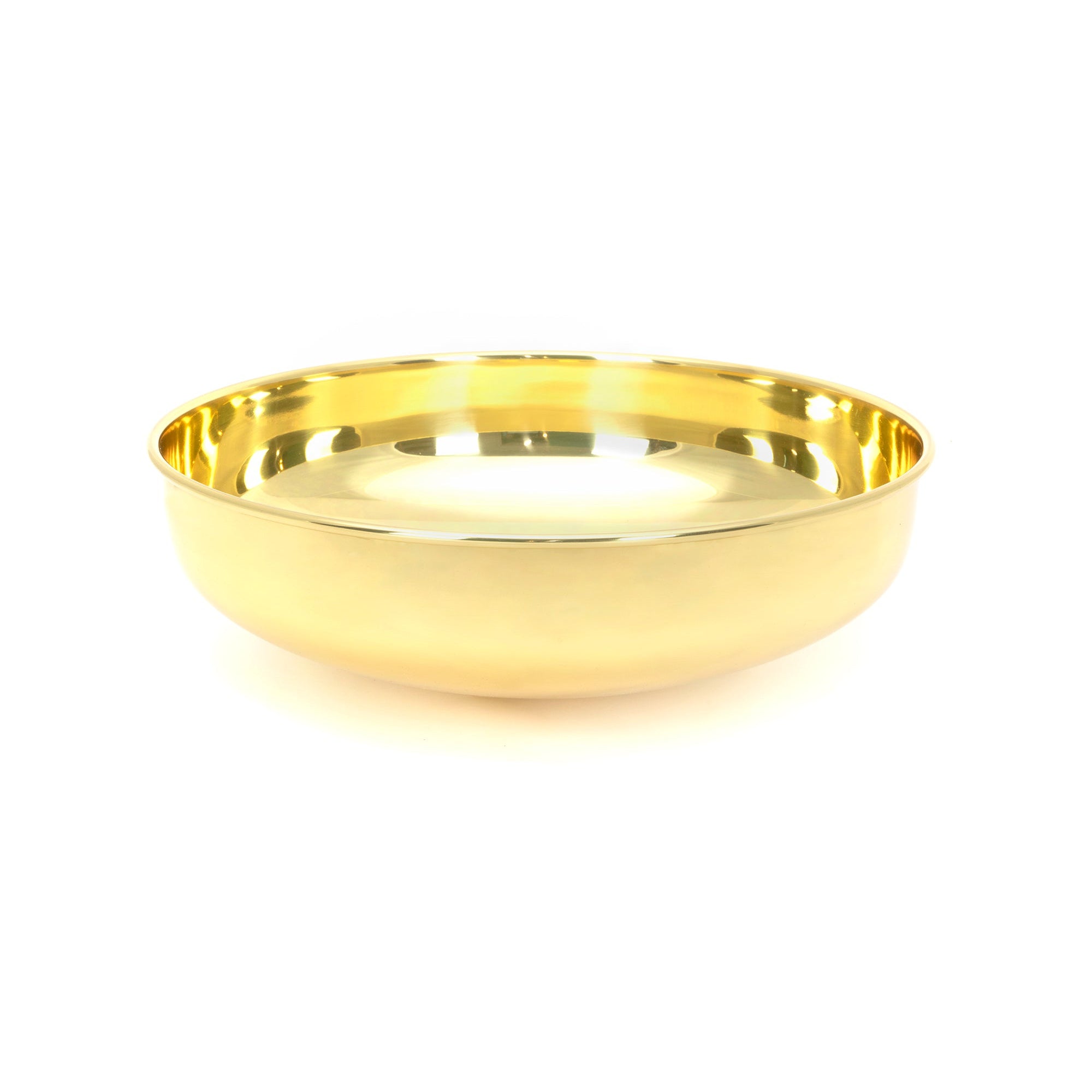 Smooth Brass Round Sink | From The Anvil-Sinks-Yester Home