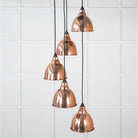 Smooth Copper Brindley Cluster Pendant | From The Anvil-Cluster Pendants-Yester Home