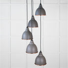Smooth Copper Brindley Cluster Pendant in Bluff | From The Anvil - Cluster Pendants - From The Anvil - Yester Home