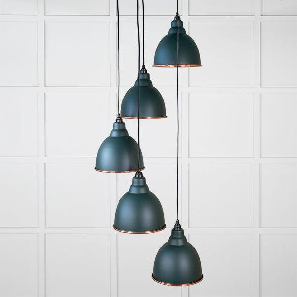 Smooth Copper Brindley Cluster Pendant in Dingle | From The Anvil-Cluster Pendants-Yester Home