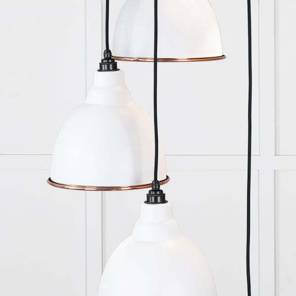 Smooth Copper Brindley Cluster Pendant in Flock | From The Anvil-Cluster Pendants-Yester Home