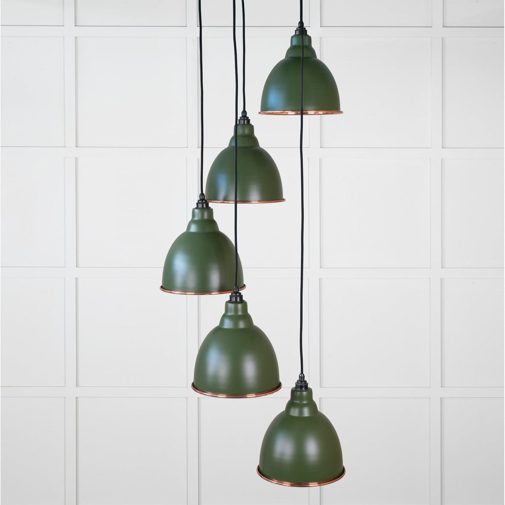 Smooth Copper Brindley Cluster Pendant in Heath | From The Anvil-Cluster Pendants-Yester Home