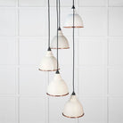 Smooth Copper Brindley Cluster Pendant in Teasel | From The Anvil-Cluster Pendants-Yester Home