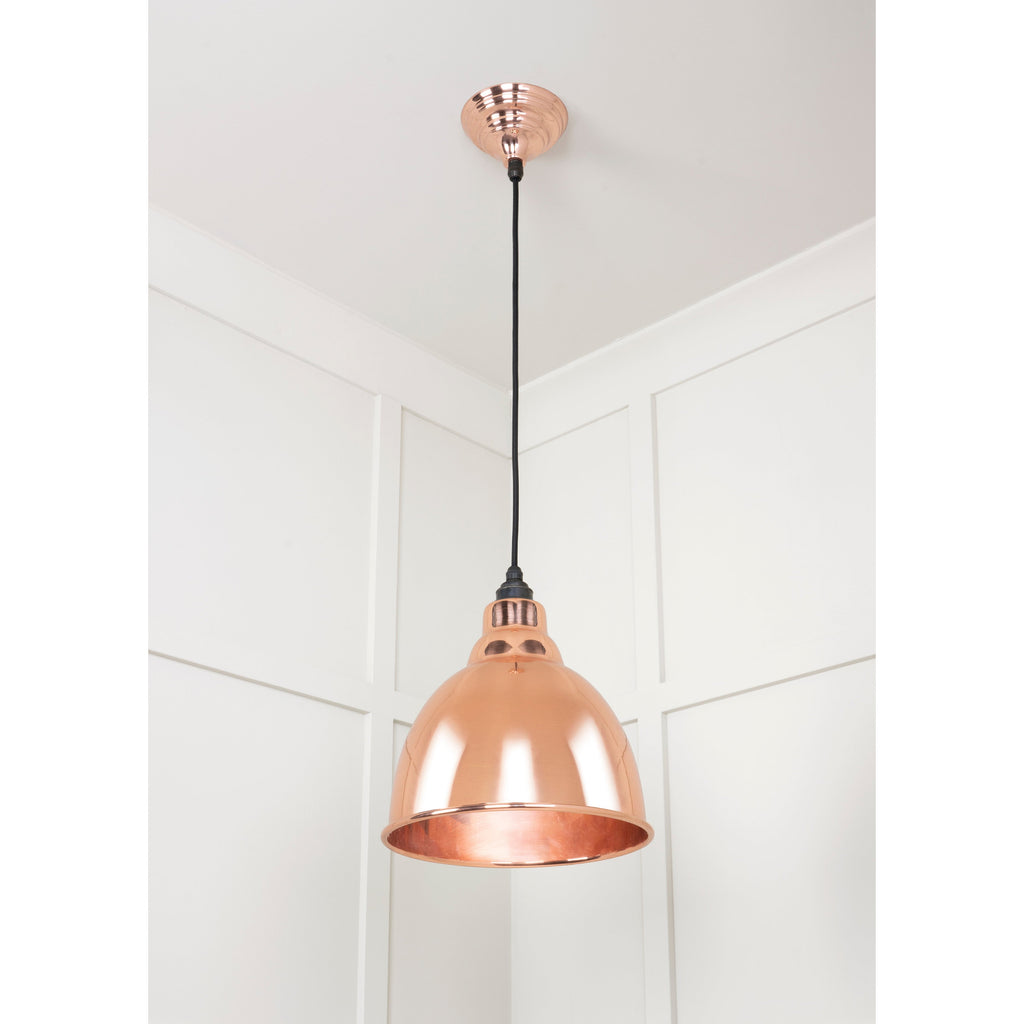 Smooth Copper Brindley Pendant | From The Anvil