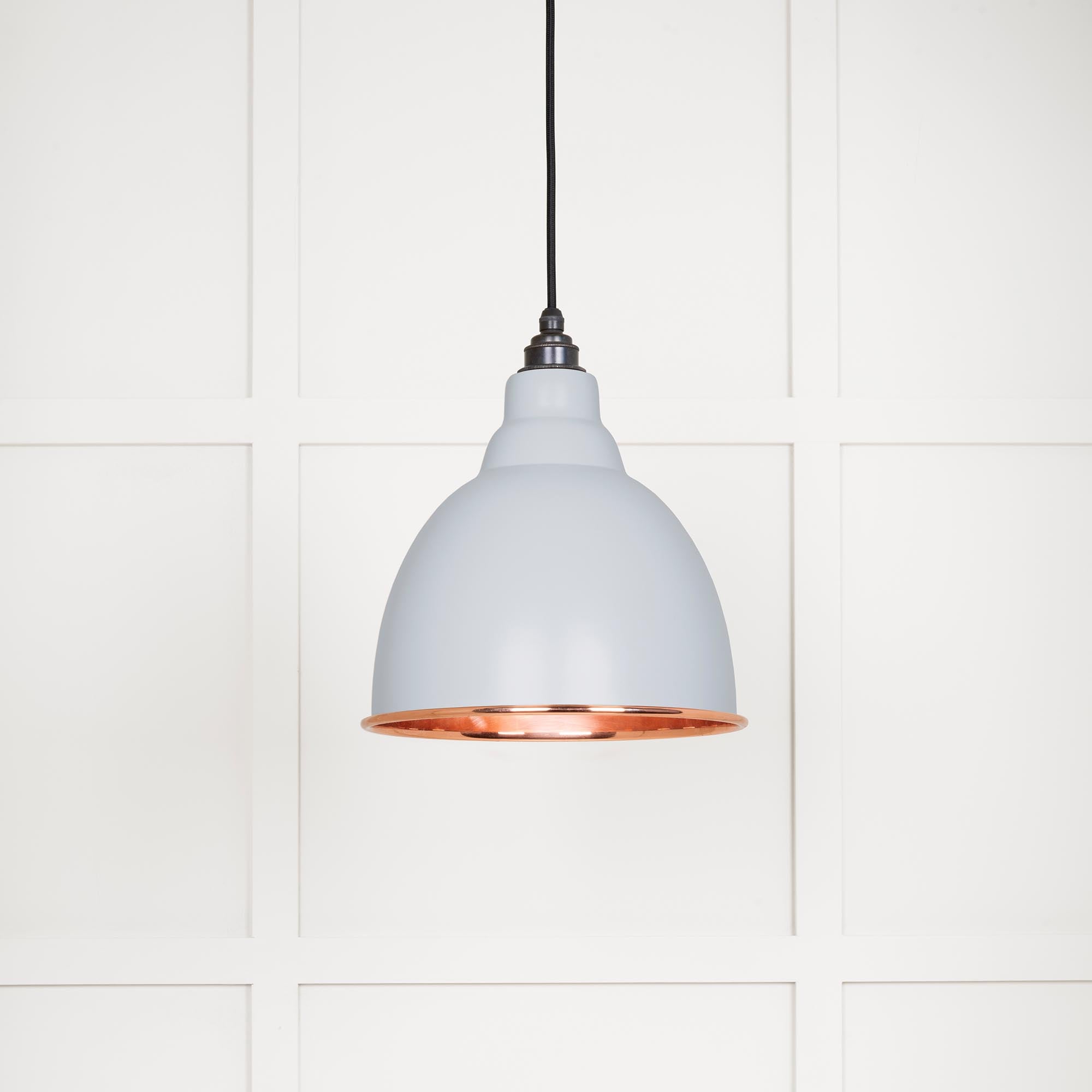 Smooth Copper Brindley Pendant in Birch | From The Anvil - Brindley - From The Anvil - Yester Home