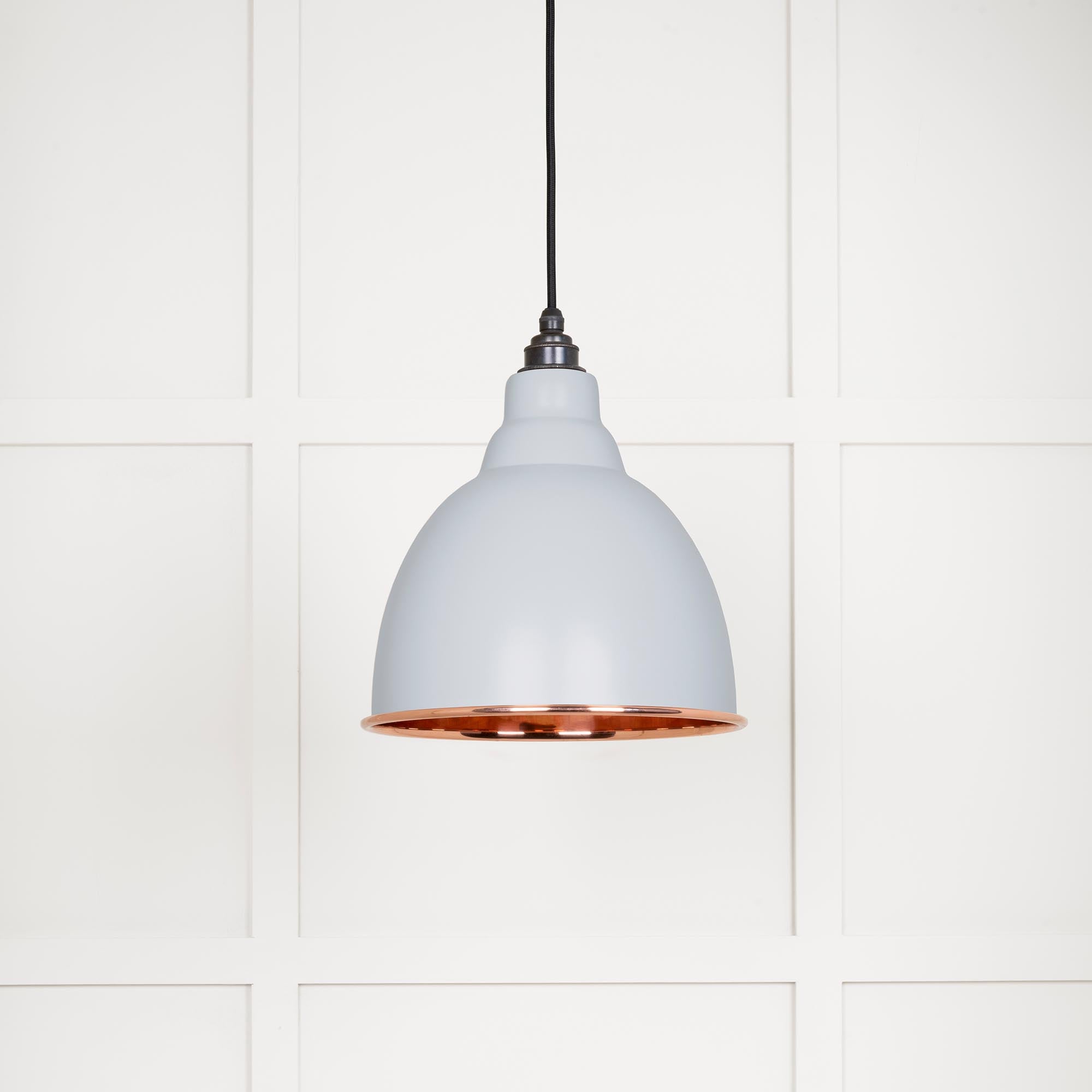 Smooth Copper Brindley Pendant in Birch | From The Anvil - Brindley - From The Anvil - Yester Home