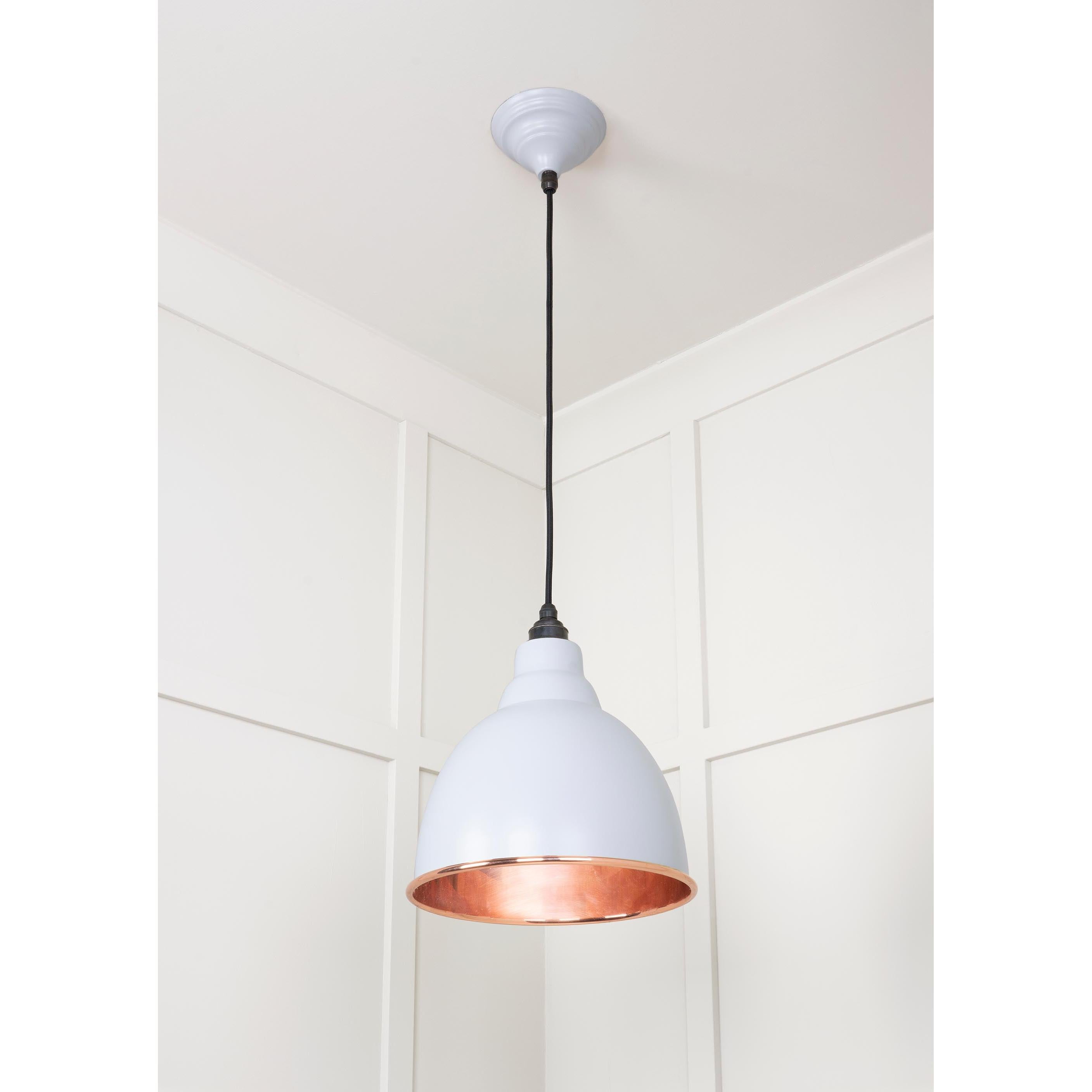 Smooth Copper Brindley Pendant in Birch | From The Anvil - Brindley - From The Anvil - Yester Home