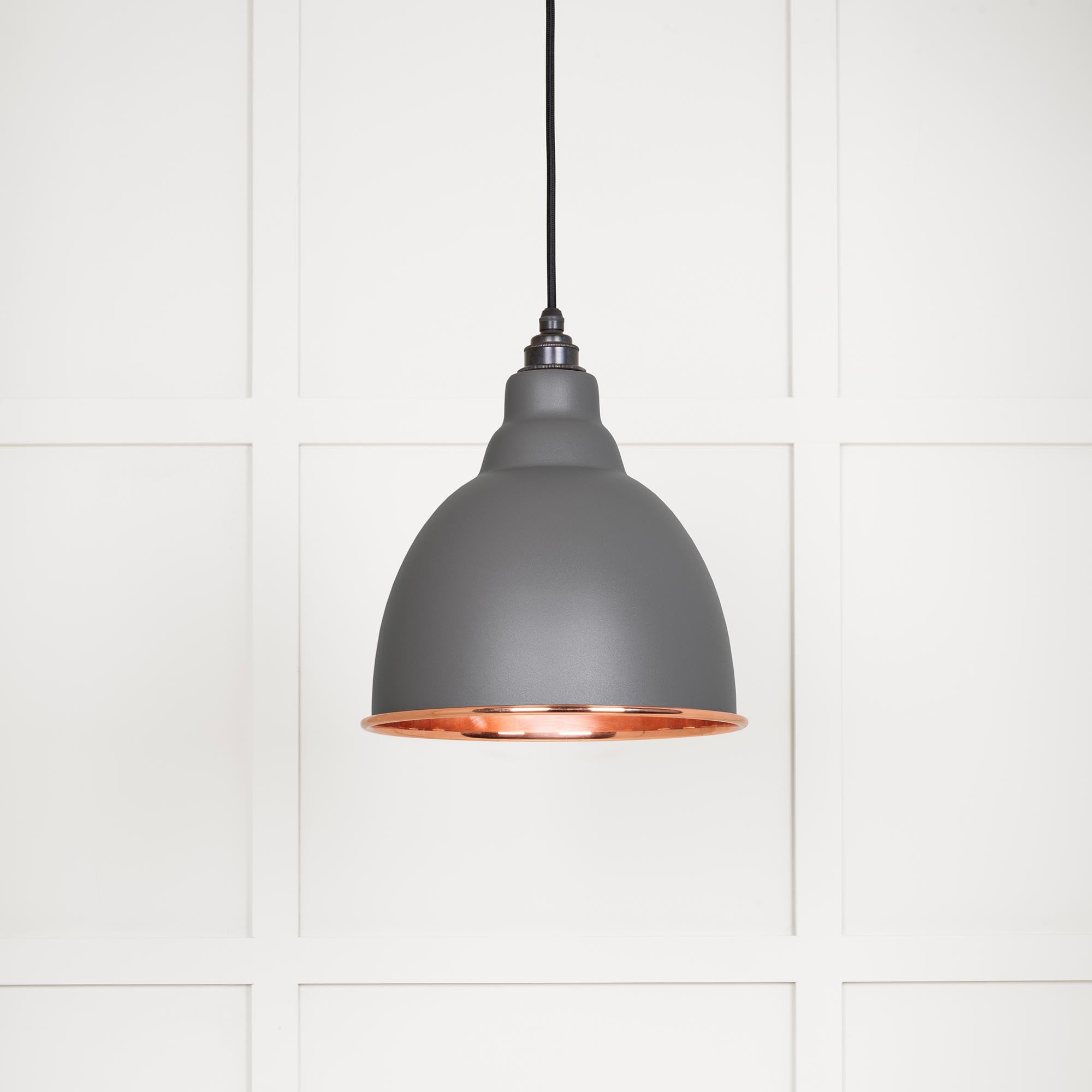 Smooth Copper Brindley Pendant in Bluff | From The Anvil - Brindley - From The Anvil - Yester Home