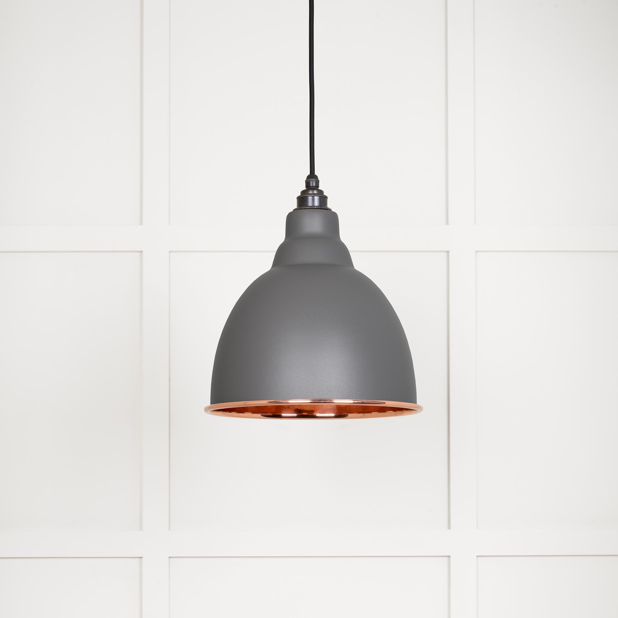 Smooth Copper Brindley Pendant in Bluff | From The Anvil - Brindley - From The Anvil - Yester Home