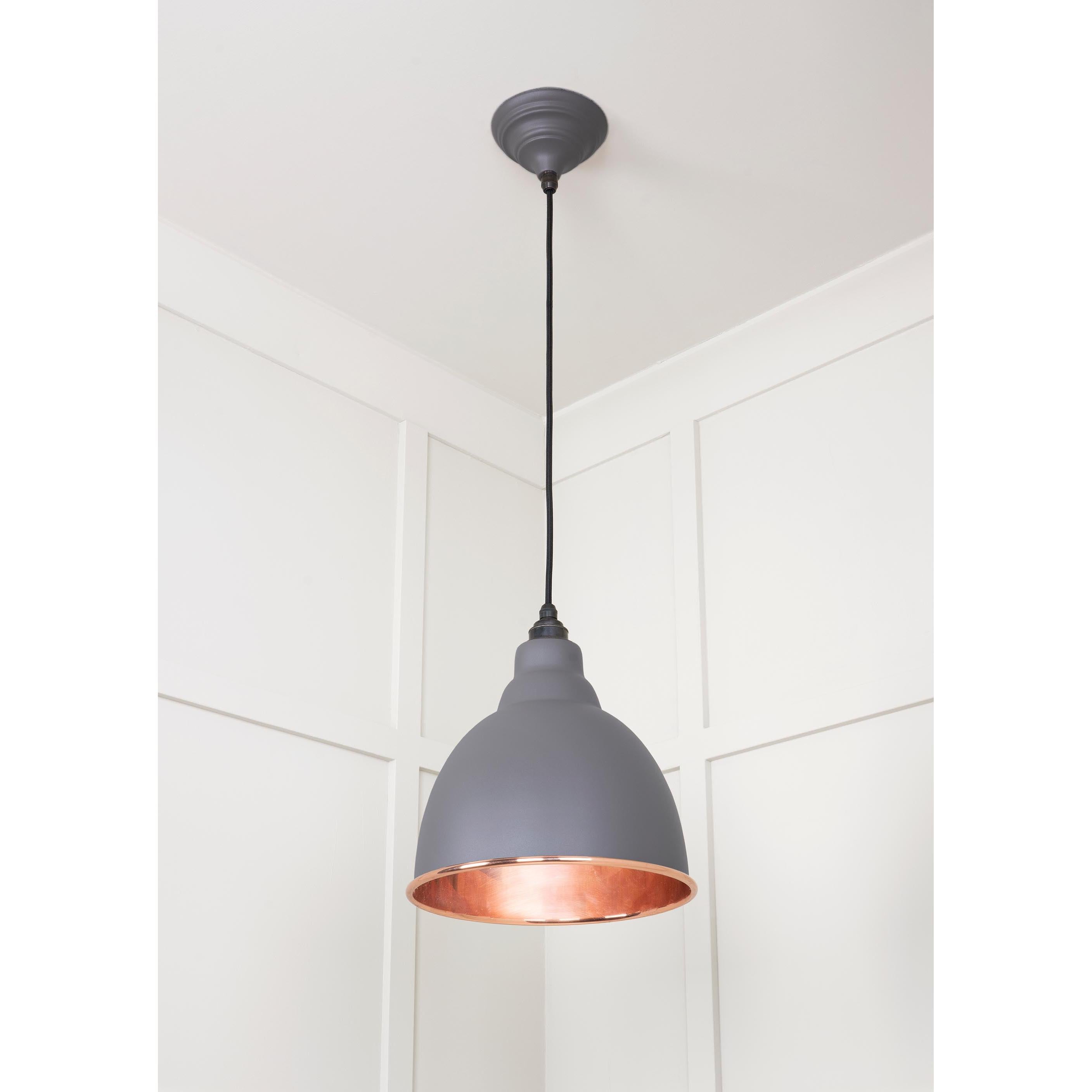 Smooth Copper Brindley Pendant in Bluff | From The Anvil - Brindley - From The Anvil - Yester Home