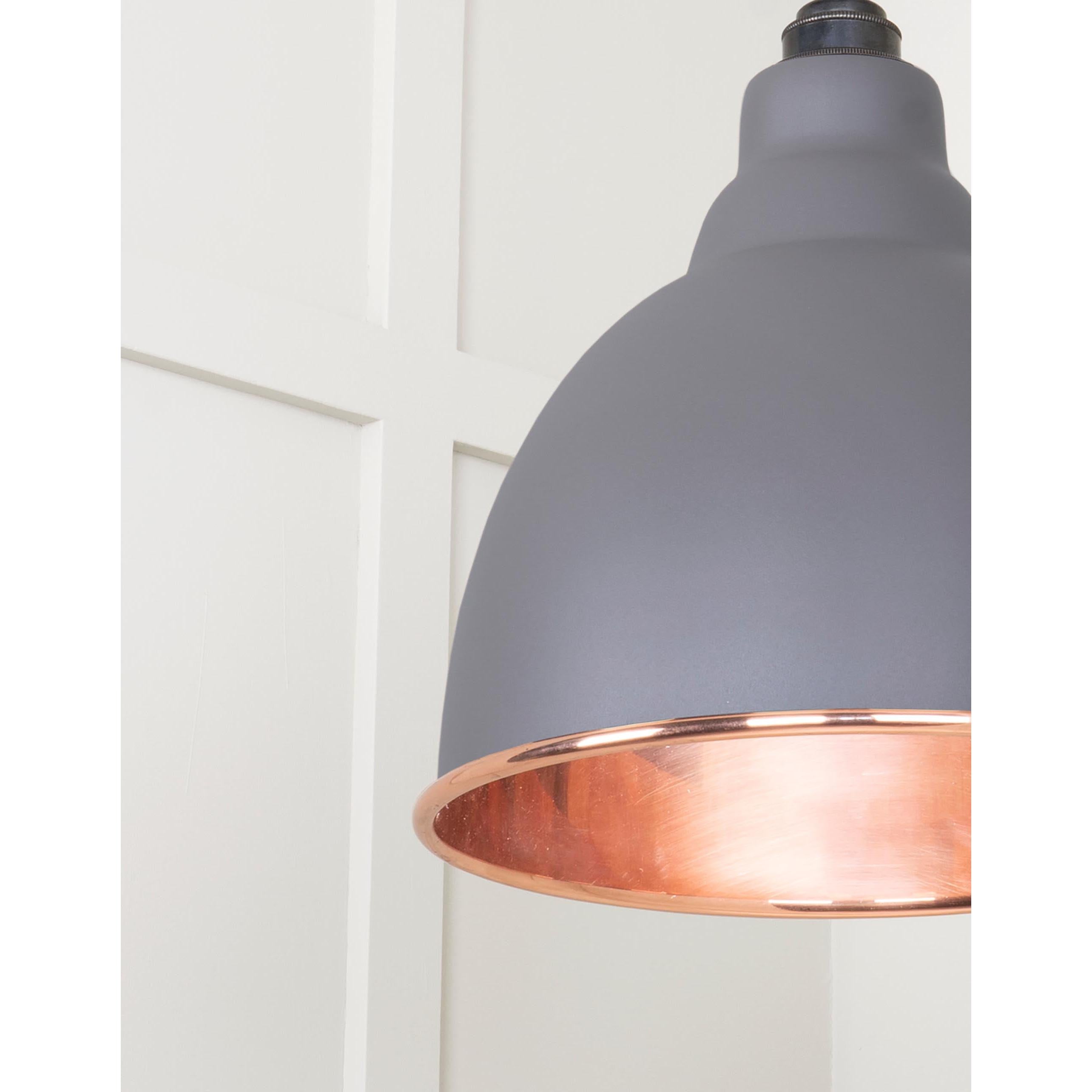 Smooth Copper Brindley Pendant in Bluff | From The Anvil - Brindley - From The Anvil - Yester Home