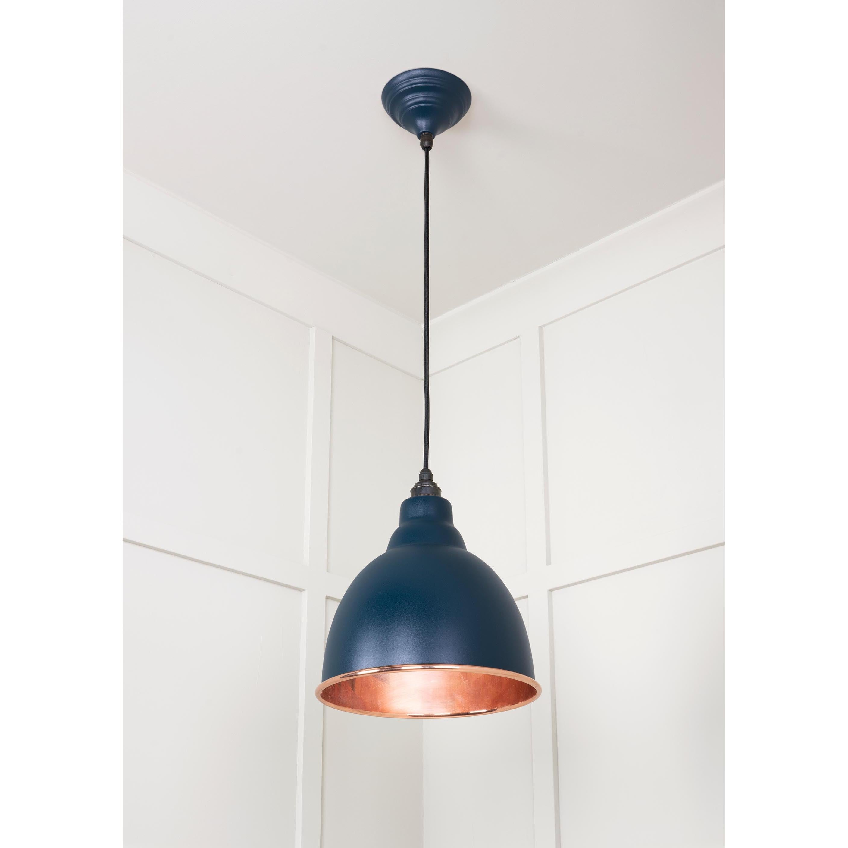 Smooth Copper Brindley Pendant in Dusk | From The Anvil - Brindley - From The Anvil - Yester Home
