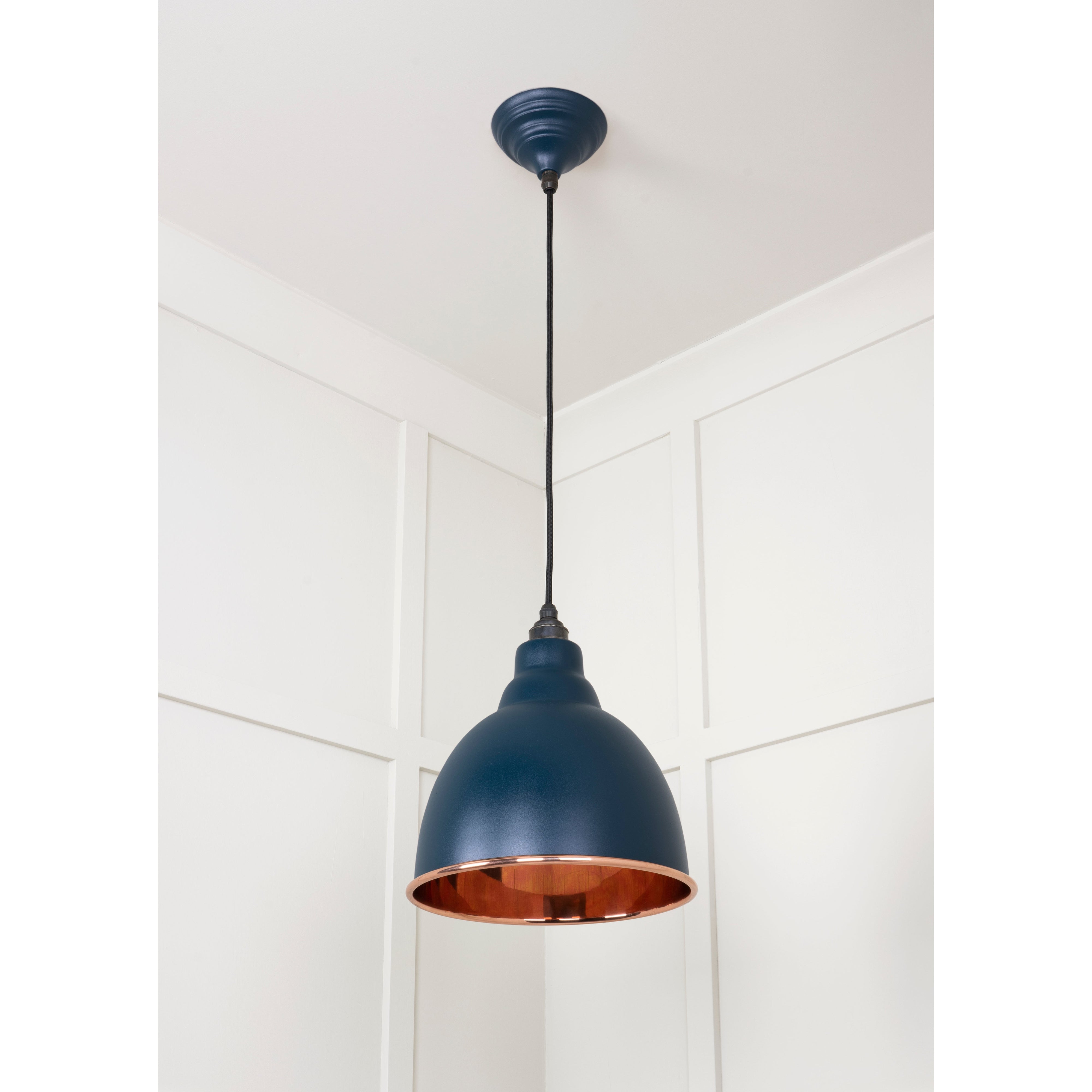 Smooth Copper Brindley Pendant in Dusk | From The Anvil-Brindley-Yester Home