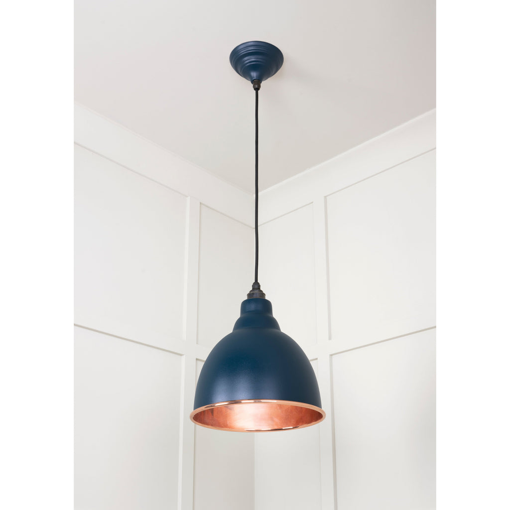 Smooth Copper Brindley Pendant in Dusk | From The Anvil-Brindley-Yester Home