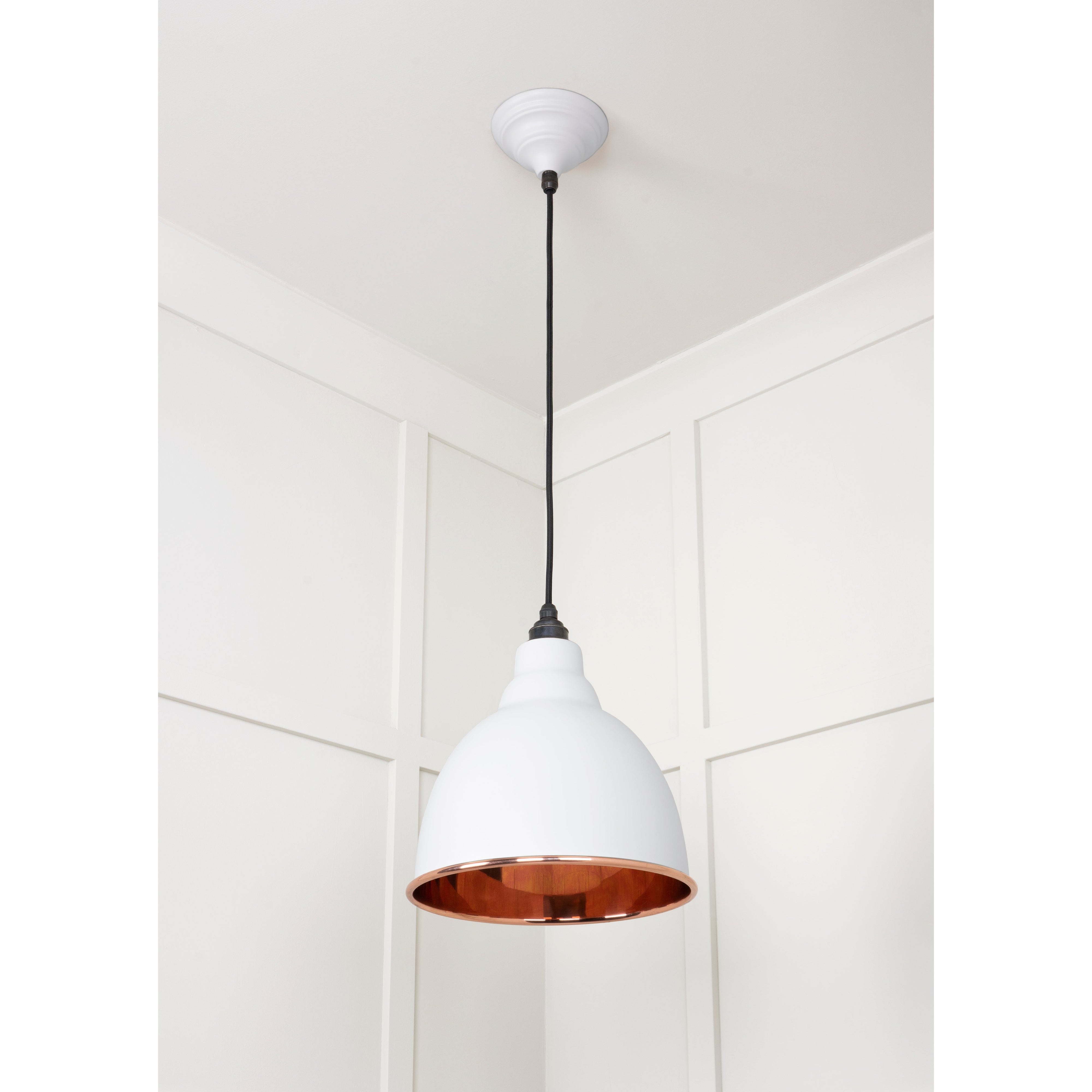 Smooth Copper Brindley Pendant in Flock | From The Anvil-Brindley-Yester Home