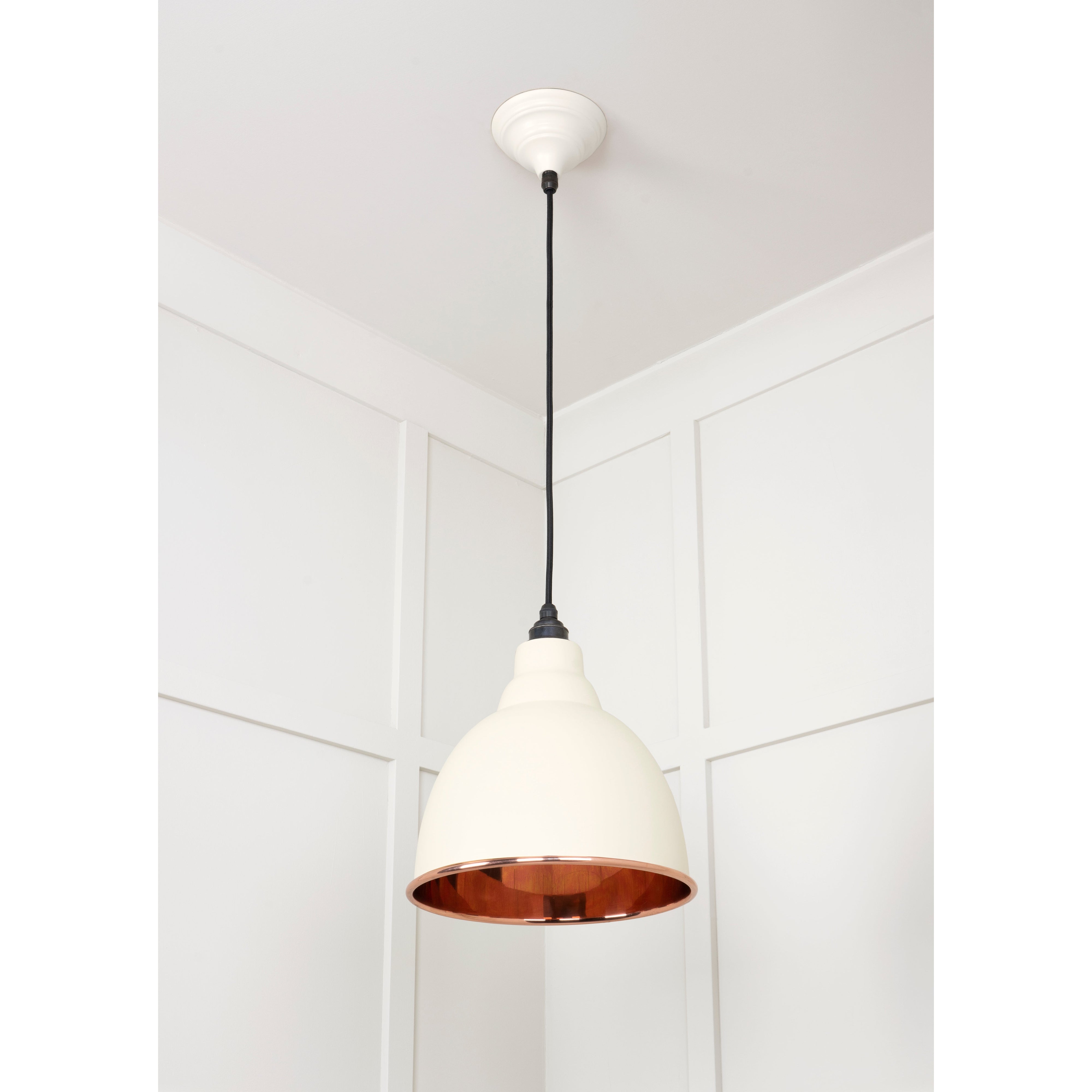 Smooth Copper Brindley Pendant in Teasel | From The Anvil-Brindley-Yester Home