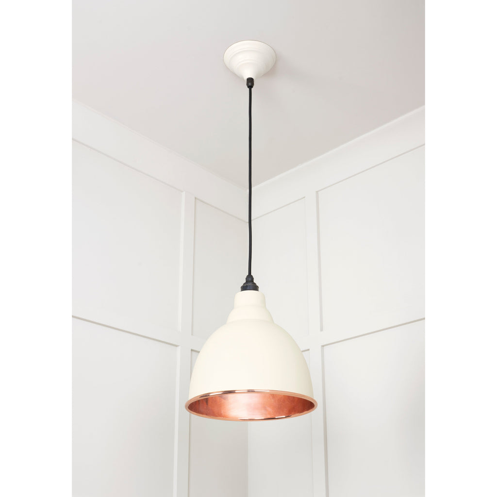 Smooth Copper Brindley Pendant in Teasel | From The Anvil