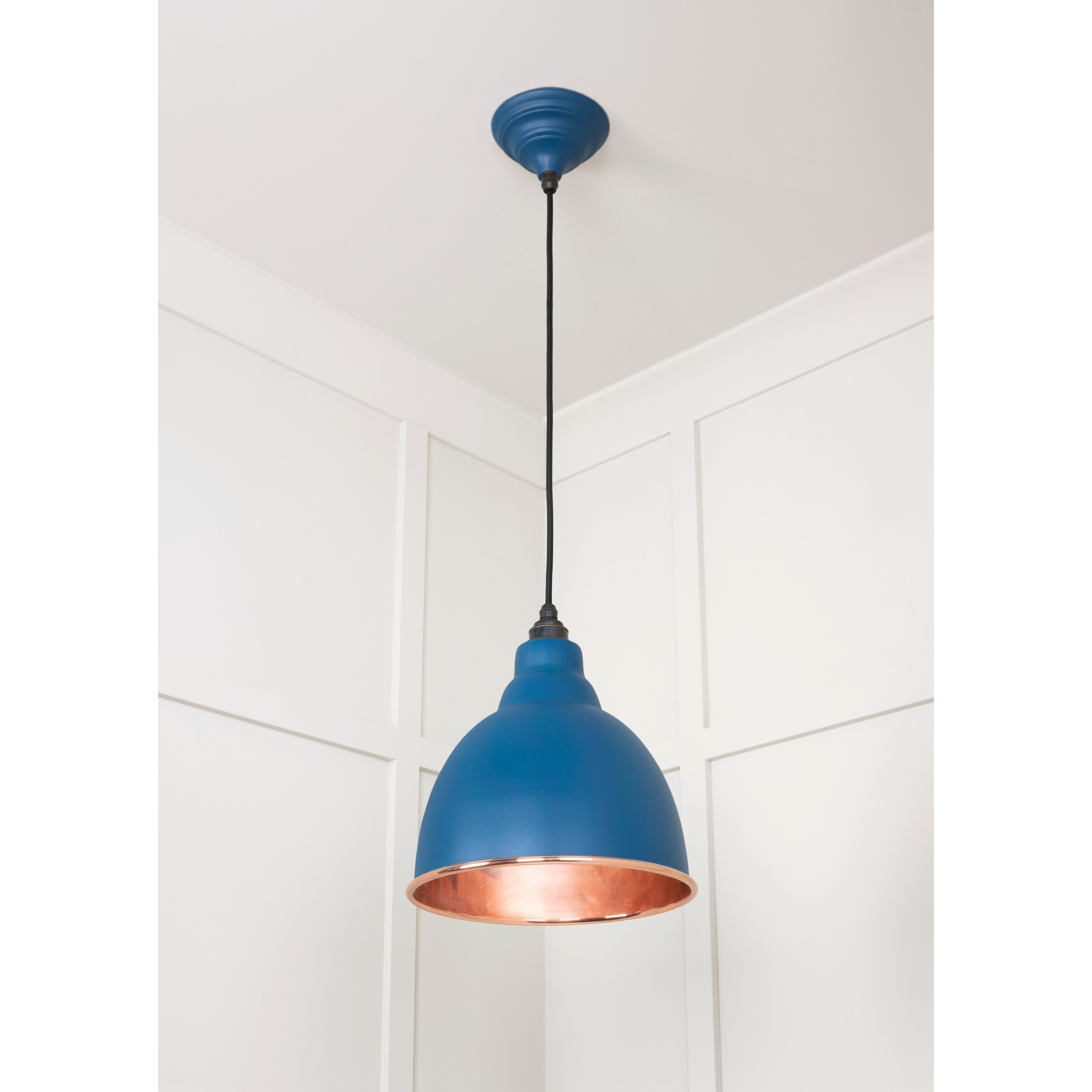 Smooth Copper Brindley Pendant in Upstream | From The Anvil-Brindley-Yester Home