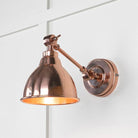 Smooth Copper Brindley Wall Light | From The Anvil-Wall Lights-Yester Home