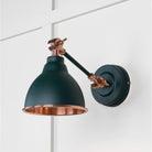 Smooth Copper Brindley Wall Light in Dingle | From The Anvil-Wall Lights-Yester Home