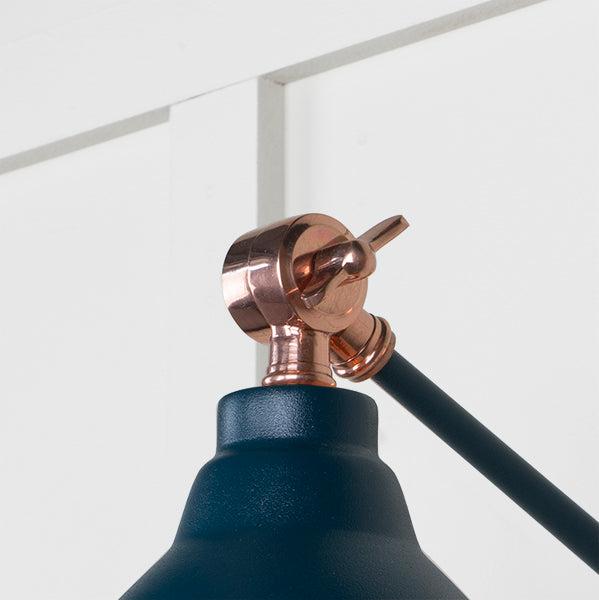 Smooth Copper Brindley Wall Light in Dusk | From The Anvil-Wall Lights-Yester Home