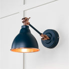 Smooth Copper Brindley Wall Light in Dusk | From The Anvil - Wall Lights - From The Anvil - Yester Home