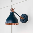 Smooth Copper Brindley Wall Light in Dusk | From The Anvil - Wall Lights - From The Anvil - Yester Home