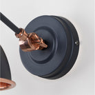 Smooth Copper Brindley Wall Light in Slate | From The Anvil - Wall Lights - From The Anvil - Yester Home