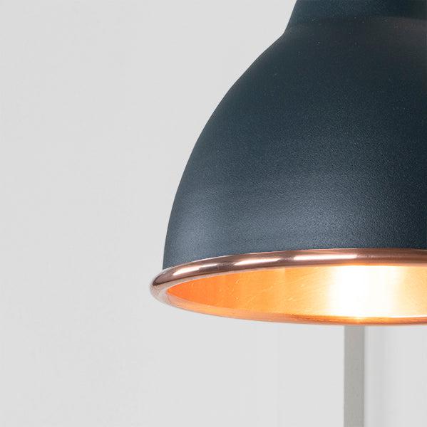 Smooth Copper Brindley Wall Light in Soot | From The Anvil-Wall Lights-Yester Home