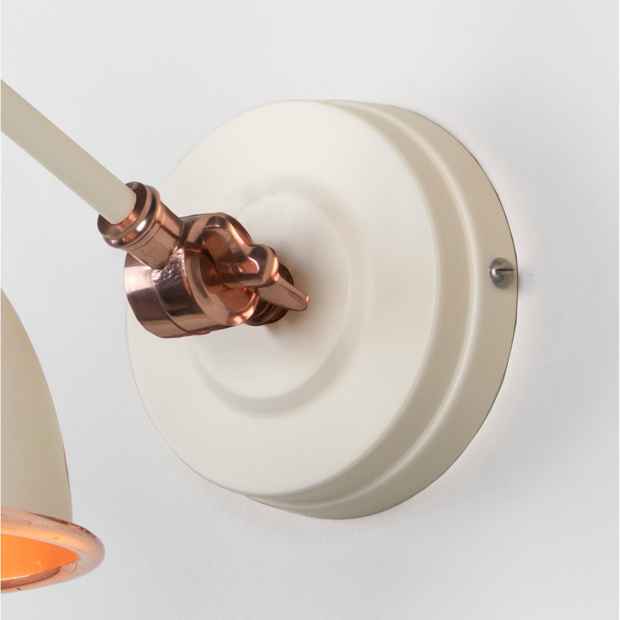 Smooth Copper Brindley Wall Light in Teasel | From The Anvil - Wall Lights - From The Anvil - Yester Home