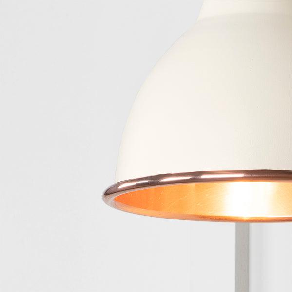 Smooth Copper Brindley Wall Light in Teasel | From The Anvil-Wall Lights-Yester Home