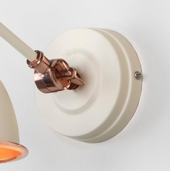 Smooth Copper Brindley Wall Light in Teasel | From The Anvil-Wall Lights-Yester Home