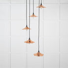 Smooth Copper Flora Cluster Pendant | From The Anvil-Cluster Pendants-Yester Home