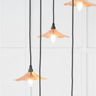 Smooth Copper Flora Cluster Pendant | From The Anvil - Cluster Pendants - From The Anvil - Yester Home