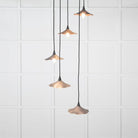 Smooth Copper Flora Cluster Pendant in Bluff | From The Anvil-Cluster Pendants-Yester Home