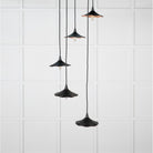 Smooth Copper Flora Cluster Pendant in Elan Black | From The Anvil - Cluster Pendants - From The Anvil - Yester Home