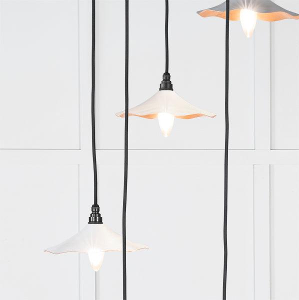 Smooth Copper Flora Cluster Pendant in Flock | From The Anvil-Cluster Pendants-Yester Home