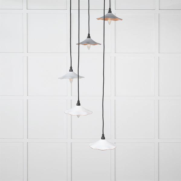 Smooth Copper Flora Cluster Pendant in Flock | From The Anvil-Cluster Pendants-Yester Home